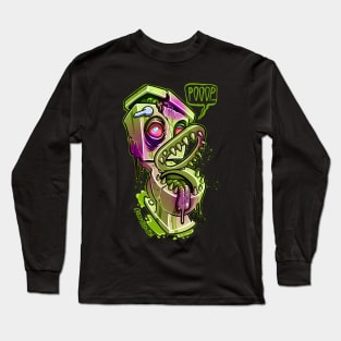 Zombie toilet Long Sleeve T-Shirt